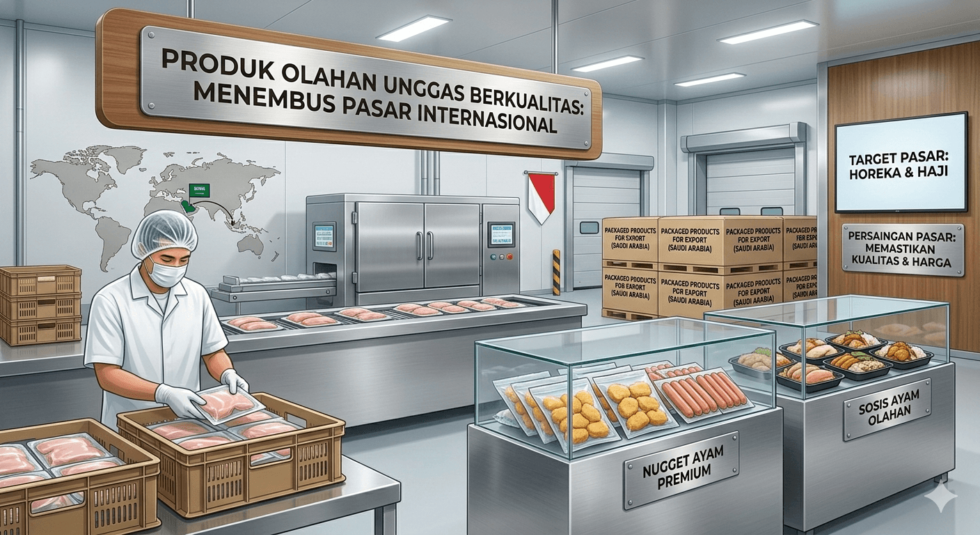 Arab Saudi Setop Impor Unggas RI, Pemerintah Dorong Ekspor Produk Olahan